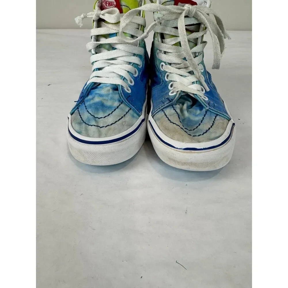 Spongebob SquarePants Sk8 Hi Vans Sneakers Hi-tops Skateboard Kids Size 3.5 Men
